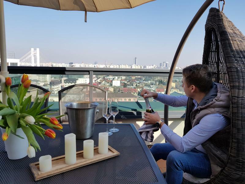 Penthouse Orhideea Aparthotel Boekarest Buitenkant foto